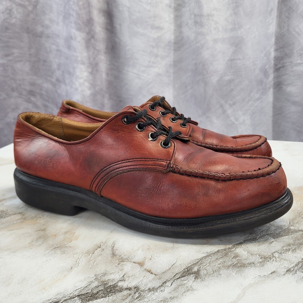 Red Wing 104 Oxblood Red Oxford Union Made MOC TOE Men's 12 B